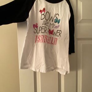 JoJo siwa Isabella custom top. Really cute and would fit ages 6-8.